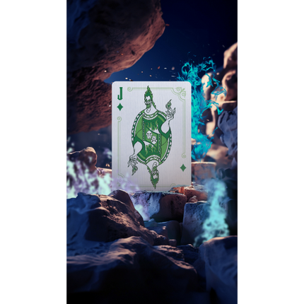Bicycle Playing Cards Disney - Villains (Green)