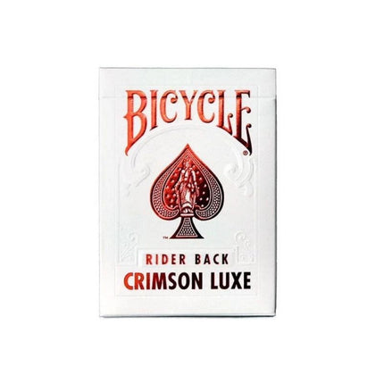 Bicycle Playing Cards - Metalluxe Deck (Crimson Red)