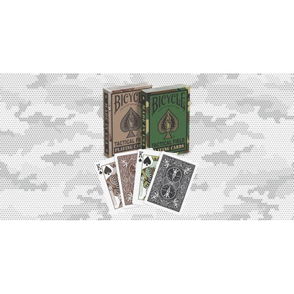 Bicycle Playing Cards - Tactical Field Camo Deck (Green/Brown)