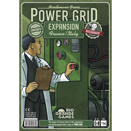 Power Grid Recharged - France/Italy Expansion Map Rerelease