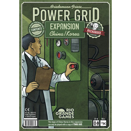 Power Grid Recharged - China/Korea  Expansion Map Rerelease