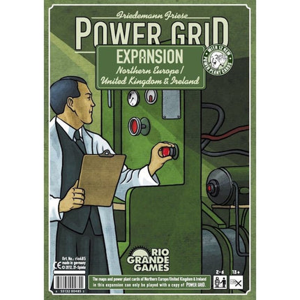 Power Grid Recharged - Northern Europe/UK&Ireland Expansion Map Rerelease
