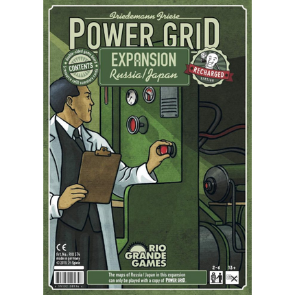 Power Grid Recharged - Russia/Japan Expansion Map Rerelease