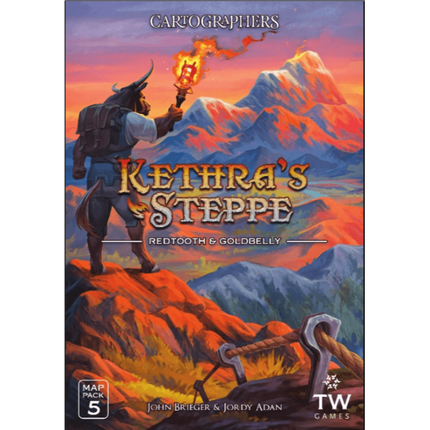 Cartographers - Kethra's Steppe Redtooth and Goldbelly Map Pack