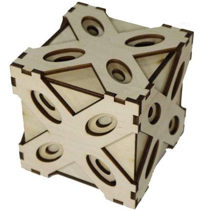 Wooden Puzzle - Cross Box