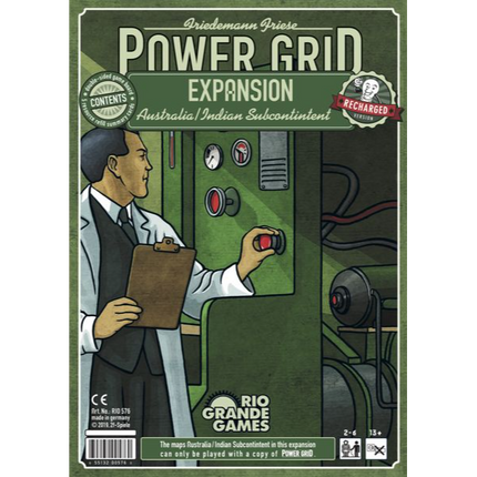 Power Grid Recharged - Australia/Indian Expansion Map Rerelease