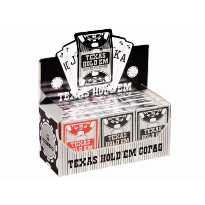 Copag Playing Cards - Texas Hold Em Peek Index (Black)