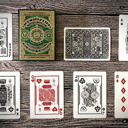 Theory 11 Playing Cards - High Victorian (Green)