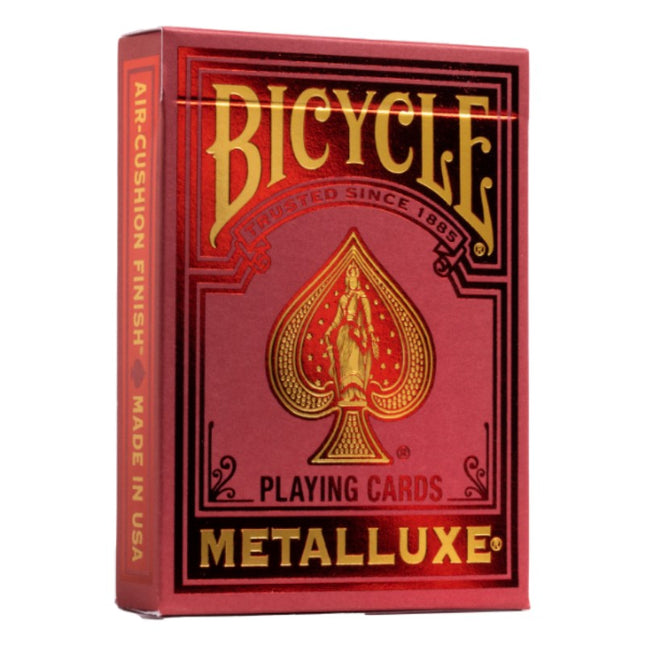 Bicycle Playing Cards - Metalluxe Red 2022