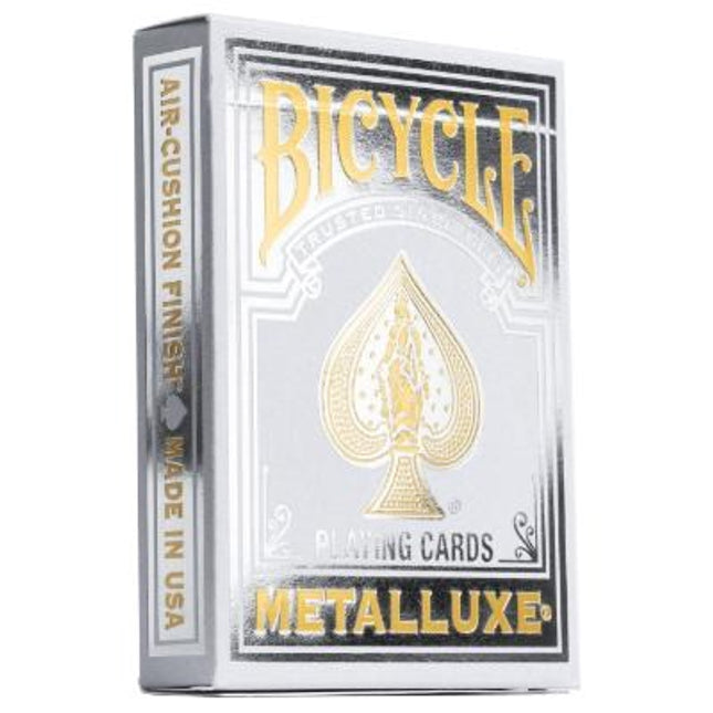 Bicycle Playing Cards - Metalluxe Silver
