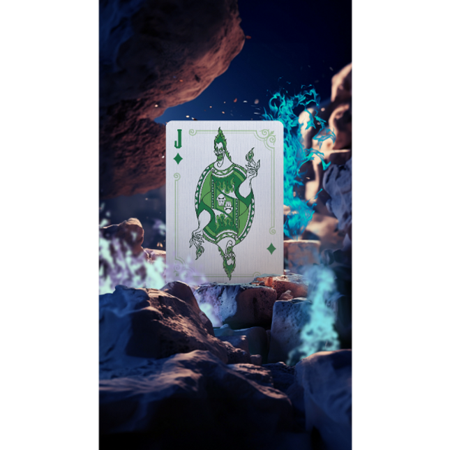 Bicycle Playing Cards Disney - Villains (Green)