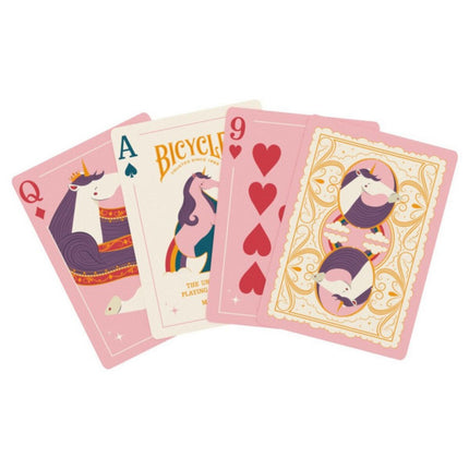 Bicycle Playing Cards - Unicorn Pink