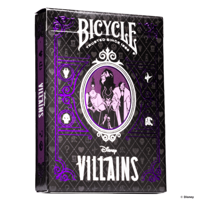 Bicycle Playing Cards Disney - Villains (Purple)