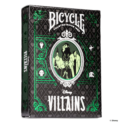 Bicycle Playing Cards Disney - Villains (Green)