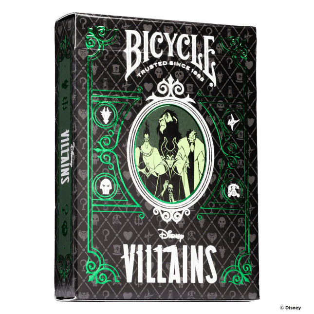 Bicycle Playing Cards Disney - Villains (Green)