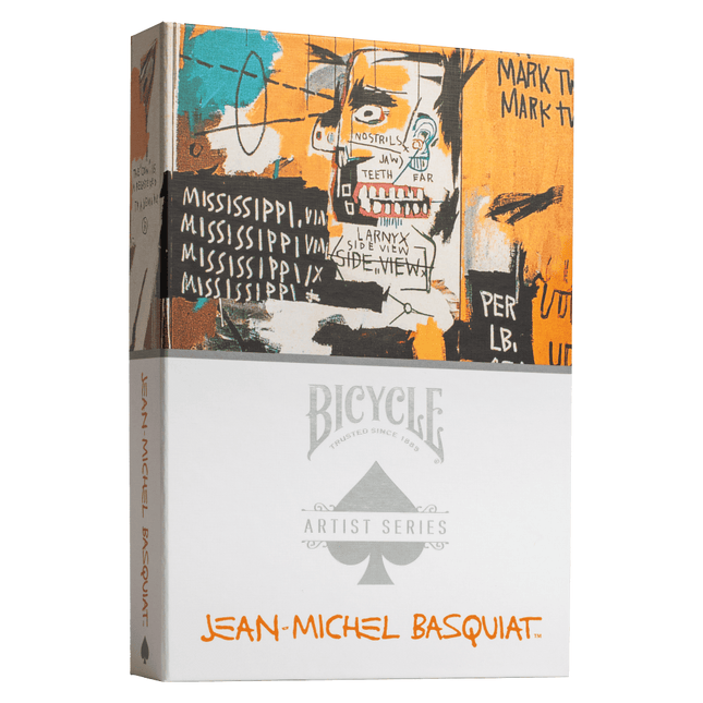 Bicycle Artestar Jean-Michel Basquiat Red/Blue 2pk Boxed Set