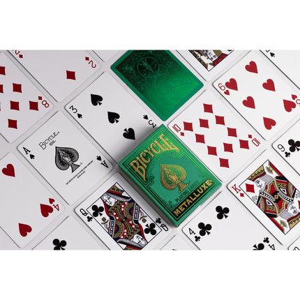 Bicycle Playing Cards - Metalluxe Green 2022