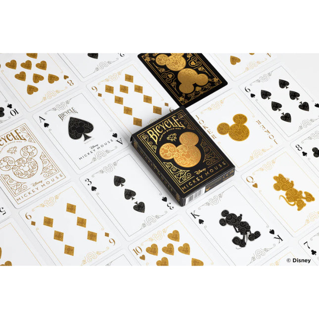 Bicycle Playing Cards Disney - Black & Gold Mickey