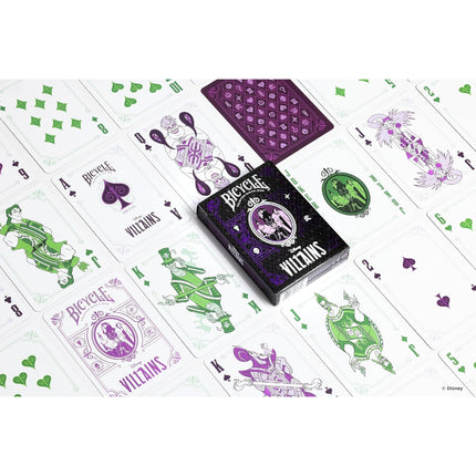 Bicycle Playing Cards Disney - Villains (Purple)