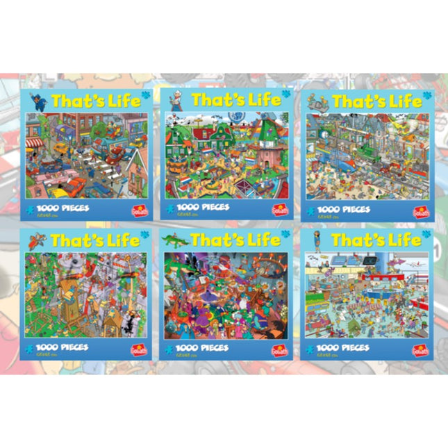 That's Life 1000pc Puzzle Assortment (Case of 6)