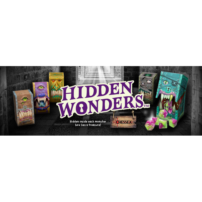 Hidden Wonders Case of 100 Assorted 7-Die Polyhedral Sets