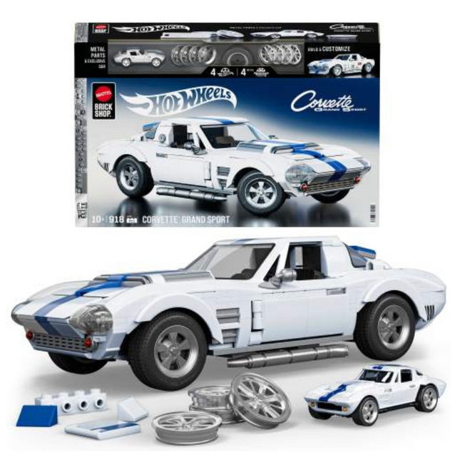 Mattel Brick Shop - Hot Wheels Corvette Grand Sport