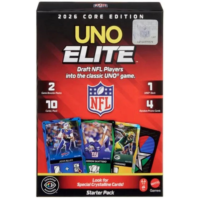 UNO Elite NFL 2026 - Starter Pack (Core Edition)