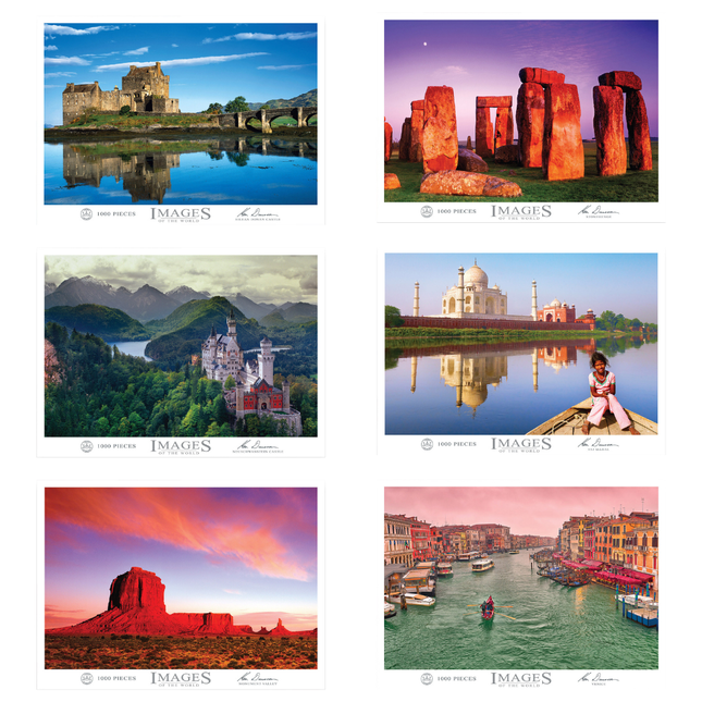 The World's Most Beautiful 1000pc Puzzle Assortment - Ken Duncan (Case of 6)