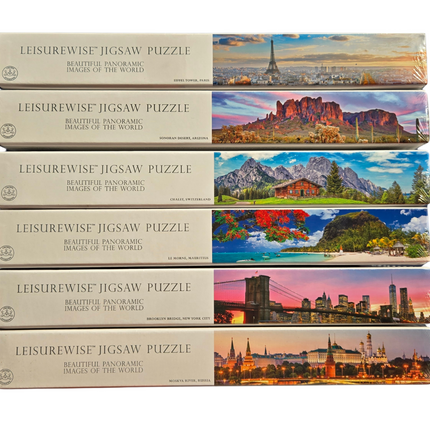 Leisurewise 504pc Puzzles - (Assorted pack of 6)