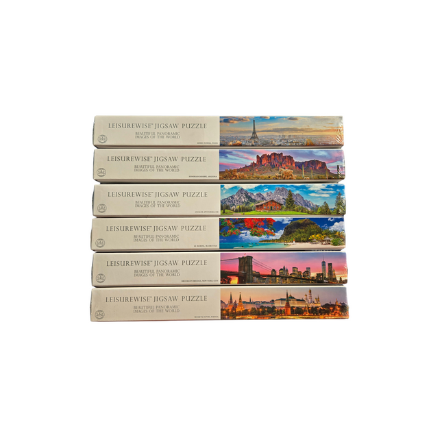 Leisurewise 504pc Puzzles - (Assorted pack of 6)