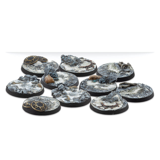 Warcrow - 30mm Northern Tribes Scenery Bases, Alpha Series