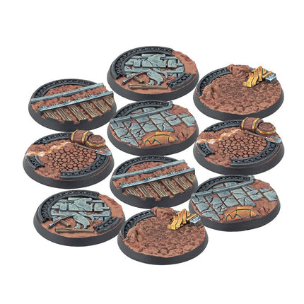 Warcrow - 30mm Mounthaven Scenery Bases, Alpha Series
