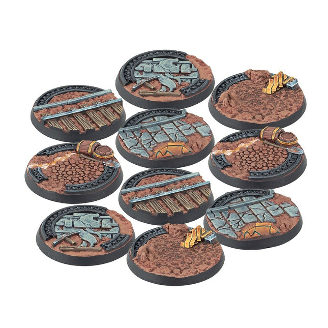 Warcrow - 30mm Mounthaven Scenery Bases, Alpha Series