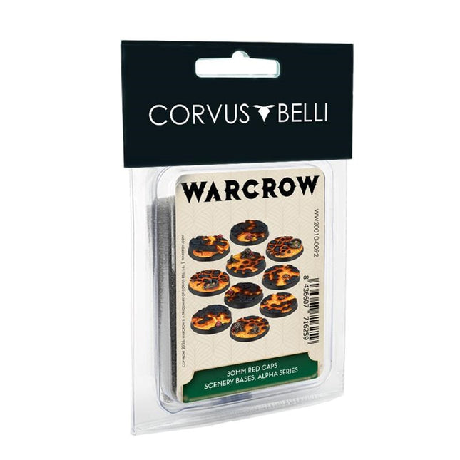 Warcrow - 30mm Red Caps Scenery Bases, Alpha series