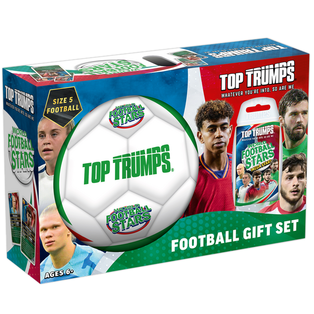 Top Trumps Pack and Football - World Football Stars Gift Set