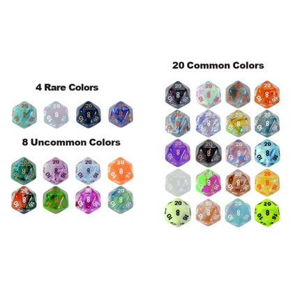 Hidden Wonders Case of 100 Assorted 7-Die Polyhedral Sets
