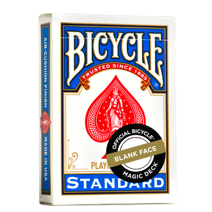 Bicycle Playing Cards - Blank Face Blue Back