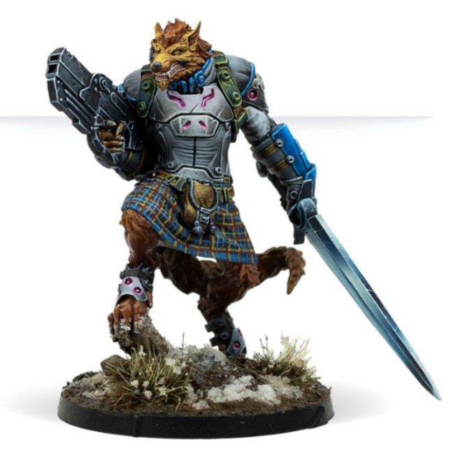 Infinity - McMurrough, Mercenary Dog-Warrior NA2