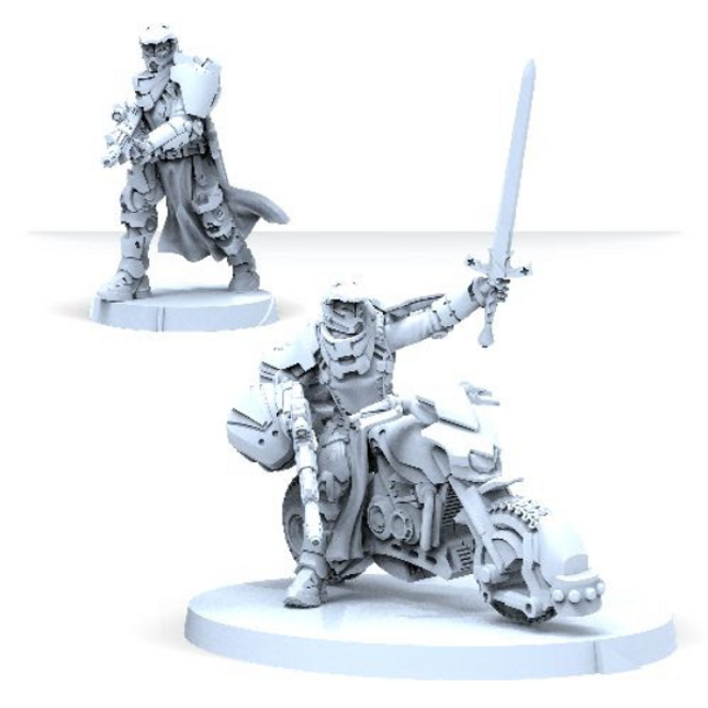 Infinity Code One - Knight of Montesa (Red Fury) PanOceania