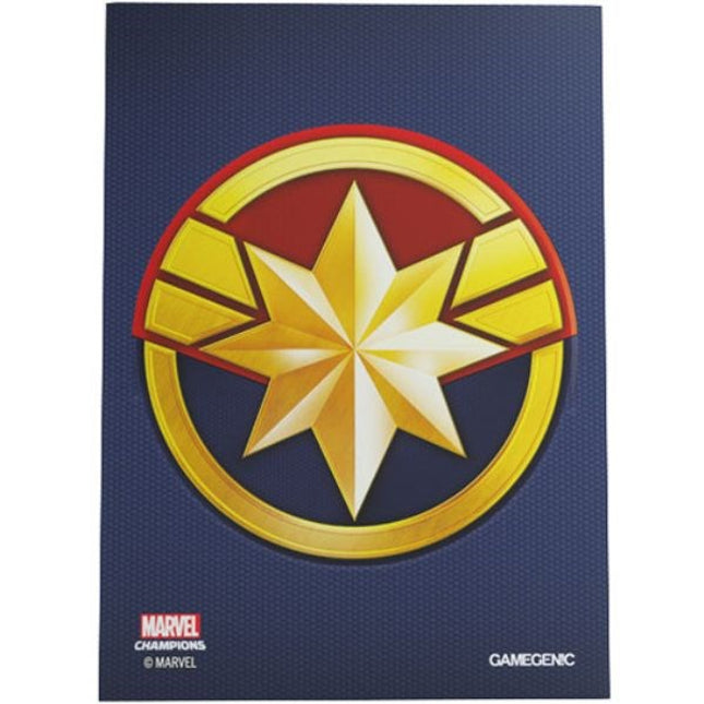 Marvel Champions Sleeves - Captain Marvel Art