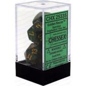 Polyhedral Dice - 7D Speckled Golden Recon Set