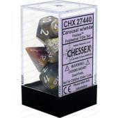Polyhedral Dice - 7D Carousel /White
