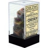 Polyhedral Dice - 7D Vibrant Brown Set
