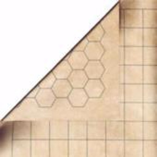 Chessex Accessories Reversible Battlemat 1" Square & 1" Hex (23" x 26")