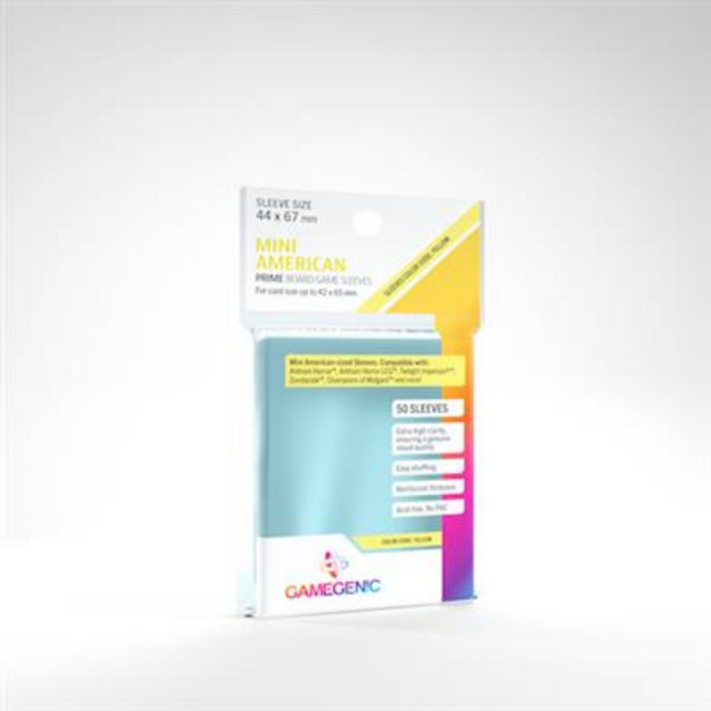 Prime Sleeves - YELLOW Mini American 62 x 94 (50)