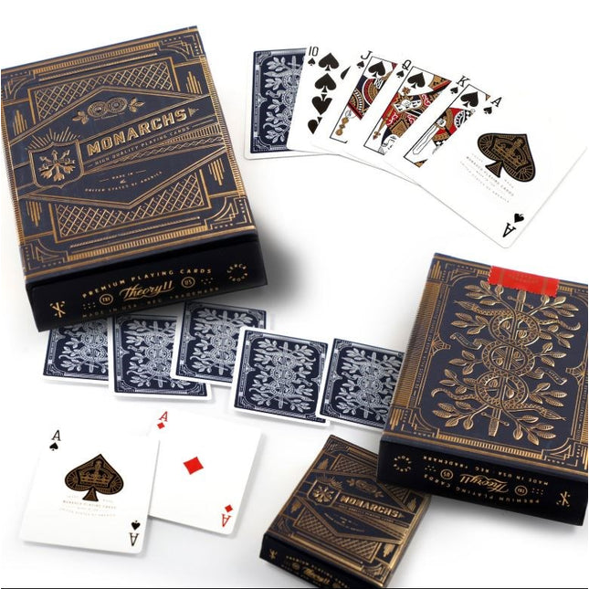 Theory 11 Playing Cards - Monarchs (Blue)
